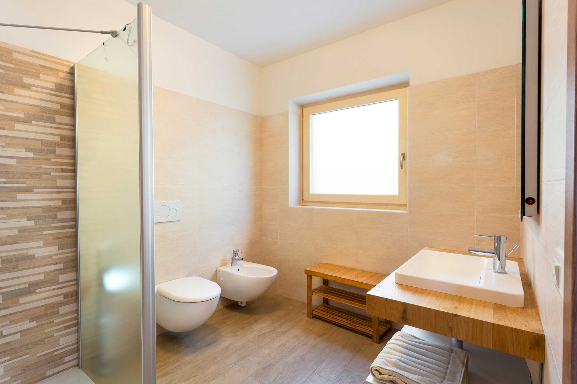 Lodge Le Soleil - Appartamento bianco - Trilocale - Bagno